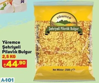 YÖREMCE ŞEHRİYELİ PİLAVLIK BULGUR YÖREMCE ŞEHRİYELİ PİLAVLIK BULGUR